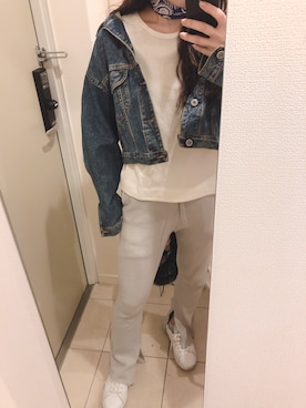 Sakurako Kitazakiさん（レディース・160cm）の春コーディネート