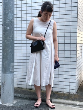 「お祭り」｜「アイテム（ワンピース/ドレス）」を使った、SEKKY🌷さん（レディース・173cm）の夏コーディネート
