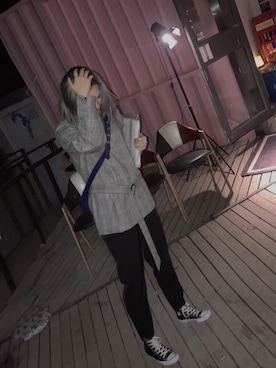 「日常」｜「アイテム（その他シューズ）」を使った、玛犸杩-さん（レディース・172cm）の秋コーディネート