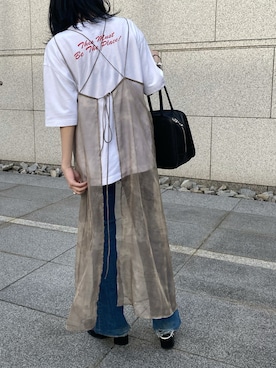 「アイテム（ワンピース/ドレス）」を使った、ayaneさん（レディース・158cm・10代）の夏コーディネート