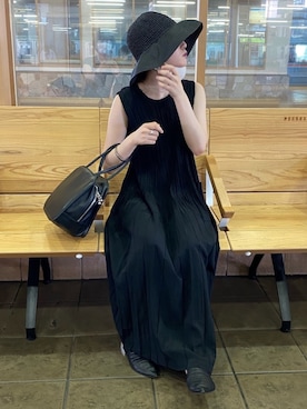 「アイテム（ワンピース/ドレス）」を使った、ayaneさん（レディース・158cm・10代）の夏コーディネート