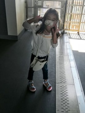 まーこさん（キッズ・110cm）の春コーディネート