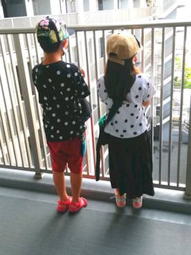 まーこさん（キッズ・110cm）の夏コーディネート