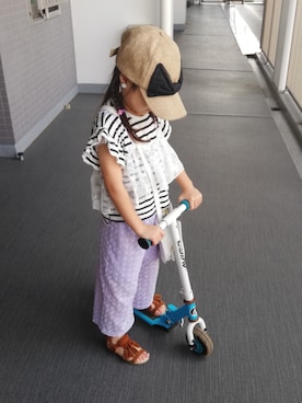 まーこさん（キッズ・110cm）の夏コーディネート