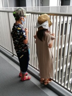 まーこさん（キッズ・125cm）の夏コーディネート