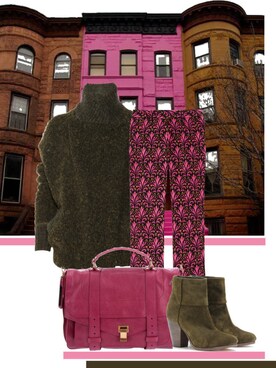 「PROENZA SCHOULER」｜Nina Trendsurvivor Papaioannouさんの冬コーディネート