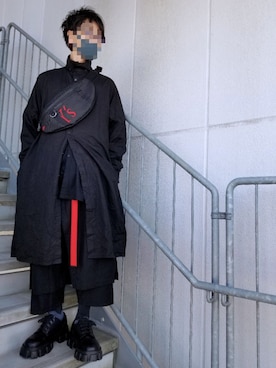 「PRADA（プラダ）のアイテム（その他シューズ）」を使った、one of yohzerさん（メンズ・170cm）の秋コーディネート