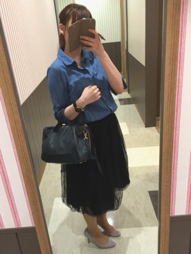 moffさん（レディース・157cm）の春コーディネート