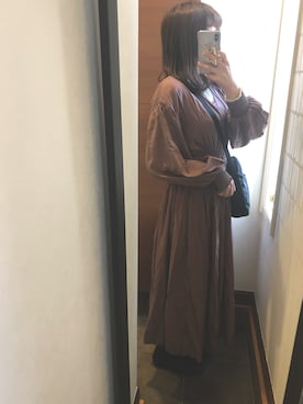 「ハイネックトップス」｜moffさん（レディース・157cm）の冬コーディネート