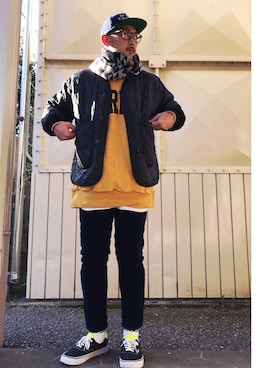 さきさんさん（メンズ・173cm）の冬コーディネート