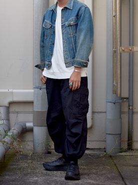 「UNIQLO（ユニクロ）の50色ソックス（消臭機能付き）（ソックス/靴下）」を使った、かんさん（メンズ・180cm）の夏コーディネート