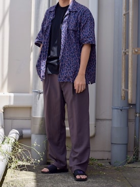 「Journal Standard TRISECT（トライセクト）のアイテム（トップス）」を使った、かんさん（メンズ・180cm）の夏コーディネート