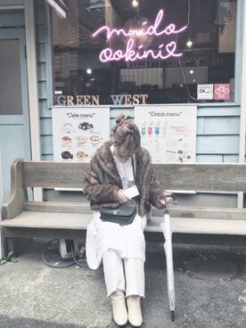 「WEGO（ウィゴー）のアイテム（その他アウター）」を使った、ぴさん（レディース・153cm）の春コーディネート