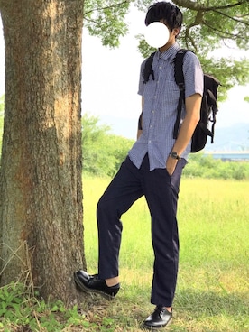 「MAKAVELIC（マキャベリック）のアイテム」を使った、にっしーさん（メンズ・180cm）の夏コーディネート