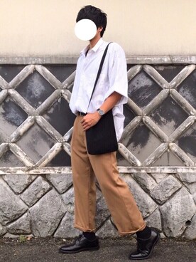 「no brand（ノーブランド）のアイテム」を使った、にっしーさん（メンズ・180cm）の夏コーディネート