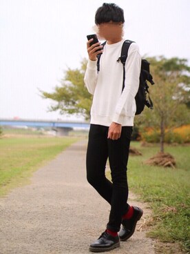 「MAKAVELIC（マキャベリック）のアイテム」を使った、にっしーさん（メンズ・180cm）の秋コーディネート
