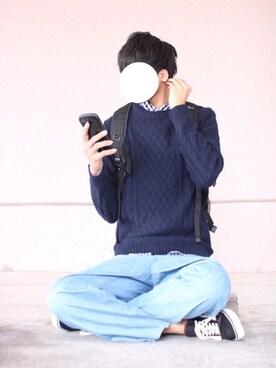 「MAKAVELIC（マキャベリック）のアイテム」を使った、にっしーさん（メンズ・180cm）の秋コーディネート