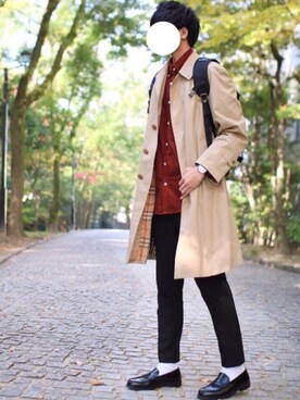 「MAKAVELIC（マキャベリック）のアイテム」を使った、にっしーさん（メンズ・180cm）の秋コーディネート