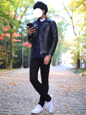 にっしーさん（メンズ・180cm）の秋コーディネート