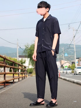 「08sircus（ゼロエイトサーカス）のアイテム」を使った、にっしーさん（メンズ・180cm）の夏コーディネート