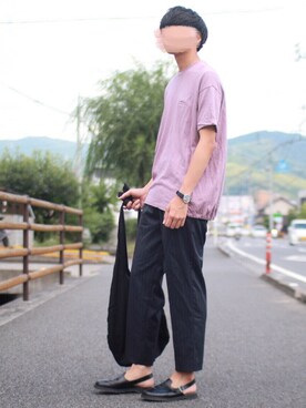 にっしーさん（メンズ・180cm）の夏コーディネート