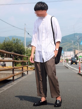 にっしーさん（メンズ・180cm）の夏コーディネート