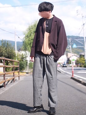 「CLANE（クラネ）のアイテム」を使った、にっしーさん（メンズ・180cm）の秋コーディネート