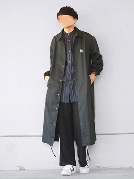 「NOISE MAKER（ノイズメーカー）のアイテム」を使った、にっしーさん（メンズ・180cm）の秋コーディネート
