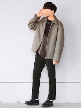 「sankyo shokai（サンキョウショウカイ）のアイテム（バッグ）」を使った、にっしーさん（メンズ・180cm）の秋コーディネート
