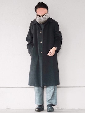 「sankyo shokai（サンキョウショウカイ）のアイテム」を使った、にっしーさん（メンズ・180cm）の冬コーディネート