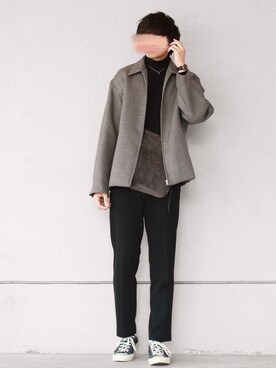 「sankyo shokai（サンキョウショウカイ）のアイテム」を使った、にっしーさん（メンズ・180cm）の冬コーディネート
