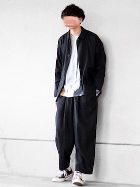 にっしーさん（メンズ・180cm）の冬コーディネート