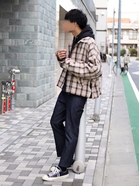 にっしーさん(メンズ・180cm)の春コーディネート