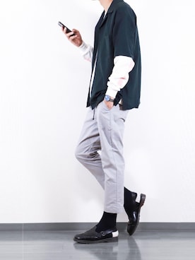 にっしーさん(メンズ・180cm)の春コーディネート