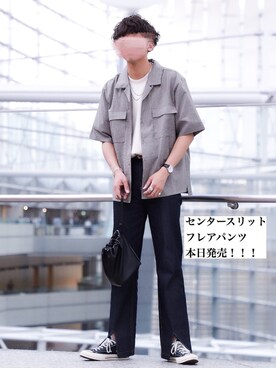 にっしーさん（メンズ・180cm）の夏コーディネート