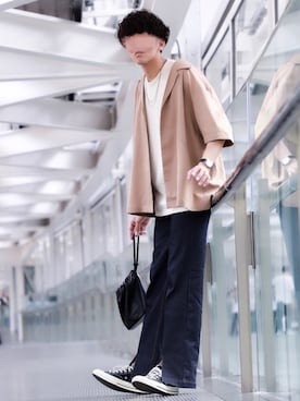 にっしーさん（メンズ・180cm）の夏コーディネート