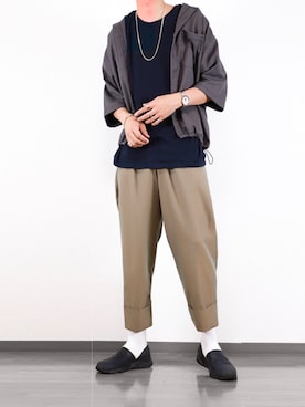 にっしーさん(メンズ・180cm)の夏コーディネート