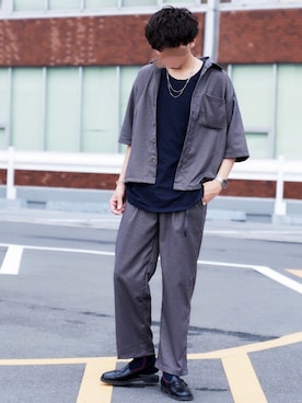 にっしーさん（メンズ・180cm）の夏コーディネート