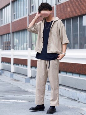 にっしーさん（メンズ・180cm）の夏コーディネート