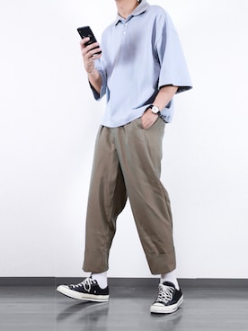 にっしーさん(メンズ・180cm)の夏コーディネート