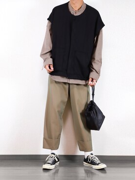 にっしーさん(メンズ・180cm)の秋コーディネート