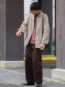 にっしーさん（メンズ・180cm）の春コーディネート