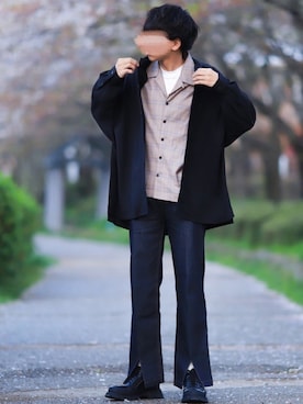 にっしーさん(メンズ・180cm)の春コーディネート