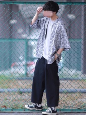 にっしーさん（メンズ・180cm）の夏コーディネート