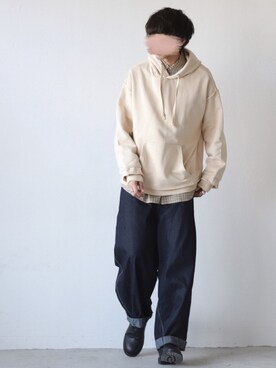 「CASPER JOHN（キャスパージョン）のアイテム（その他シューズ）」を使った、にっしーさん（メンズ・180cm）の秋コーディネート