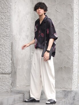 にっしーさん（メンズ・180cm）の夏コーディネート