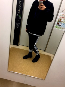 圭亮さん（メンズ・174cm）の冬コーディネート