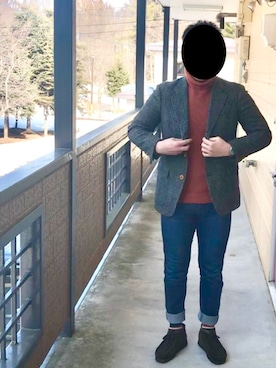 「ツイードジャケット」｜d さん（メンズ・172cm・20代）の春コーディネート