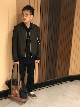 「Varde77（バルデセブンティセブン）のアイテム（ジャケット/アウター）」を使った、Mdskさん（メンズ・173cm）の秋コーディネート