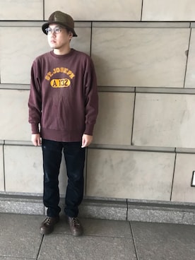 「アイテム（ブーツ）」を使った、Mdskさん（メンズ・173cm・30代）の秋コーディネート